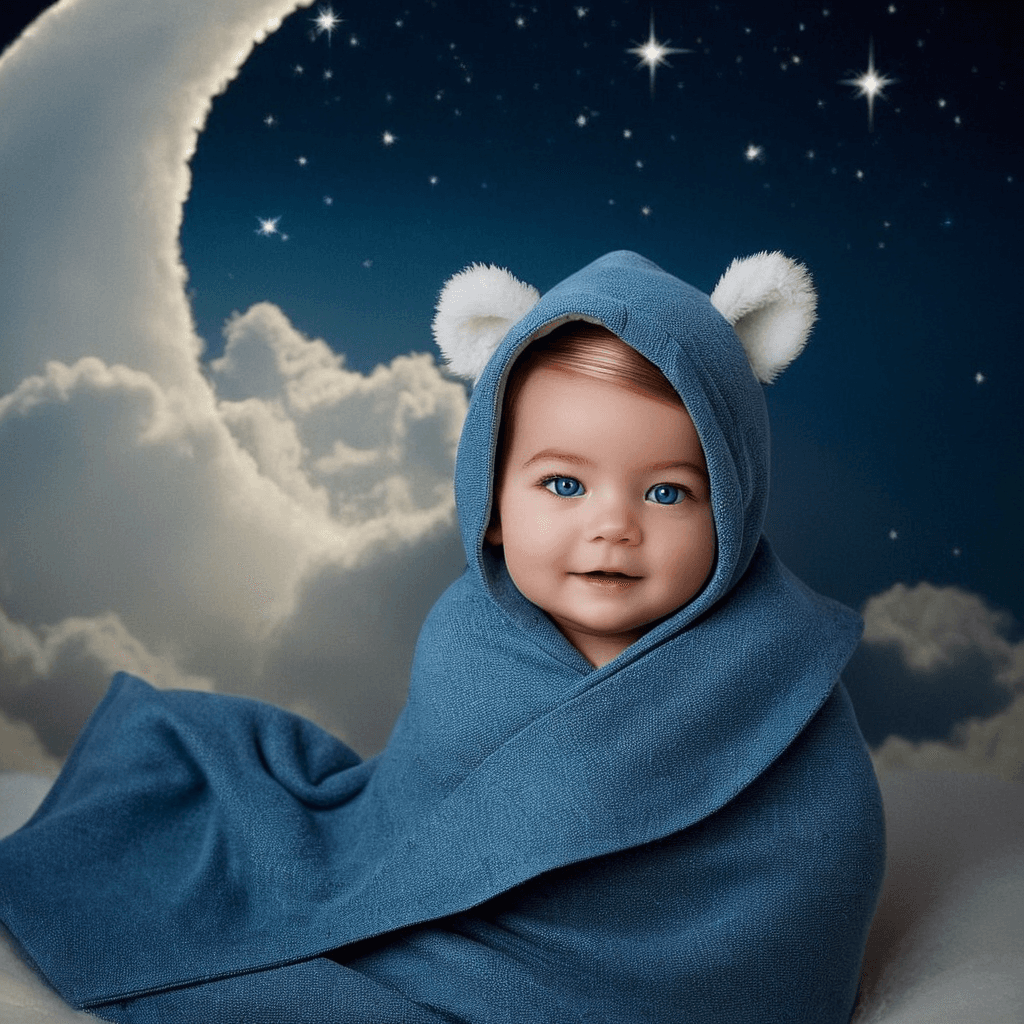 AI-generated baby in superman outfit