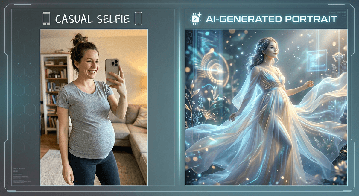Cover Image for AI Maternity Photos: How to Create Stunning Pregnancy Portraits with AI (2026)