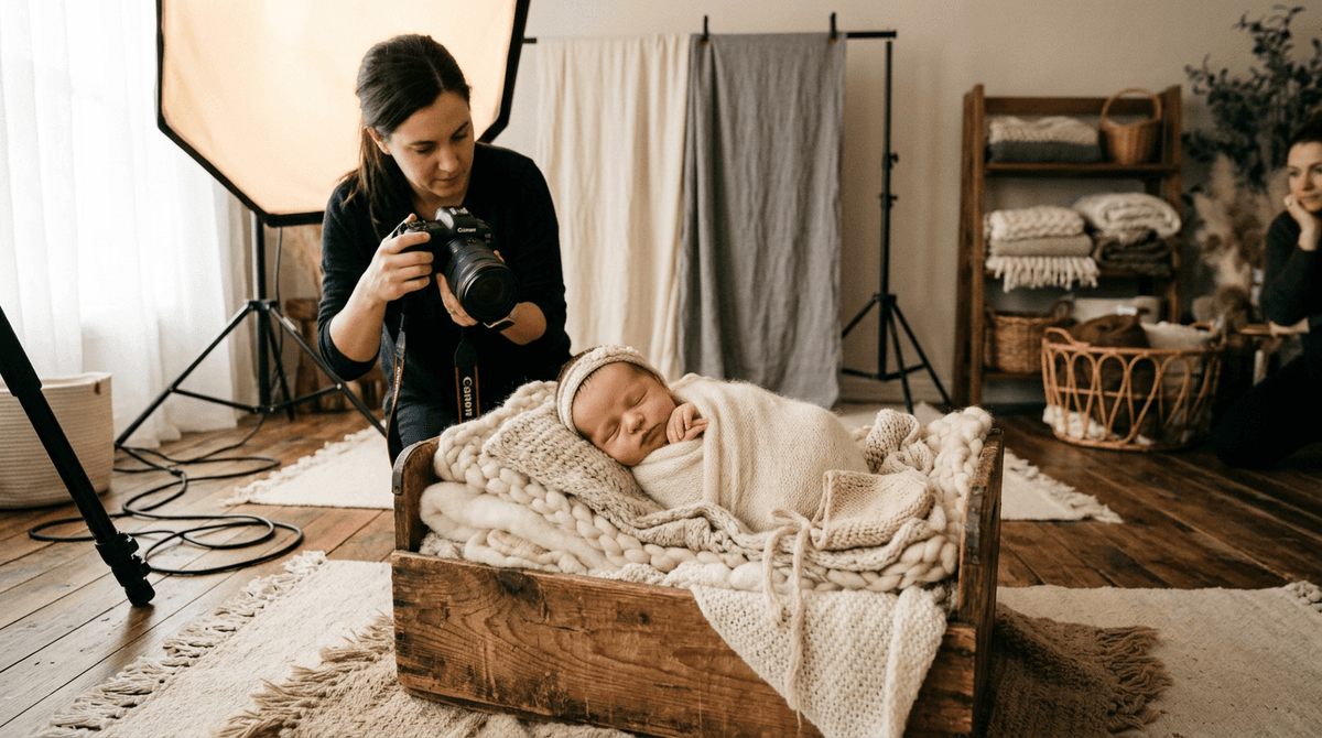 Cover Image for The Complete Newborn Photoshoot Guide: Tips, Poses & Ideas (2026)