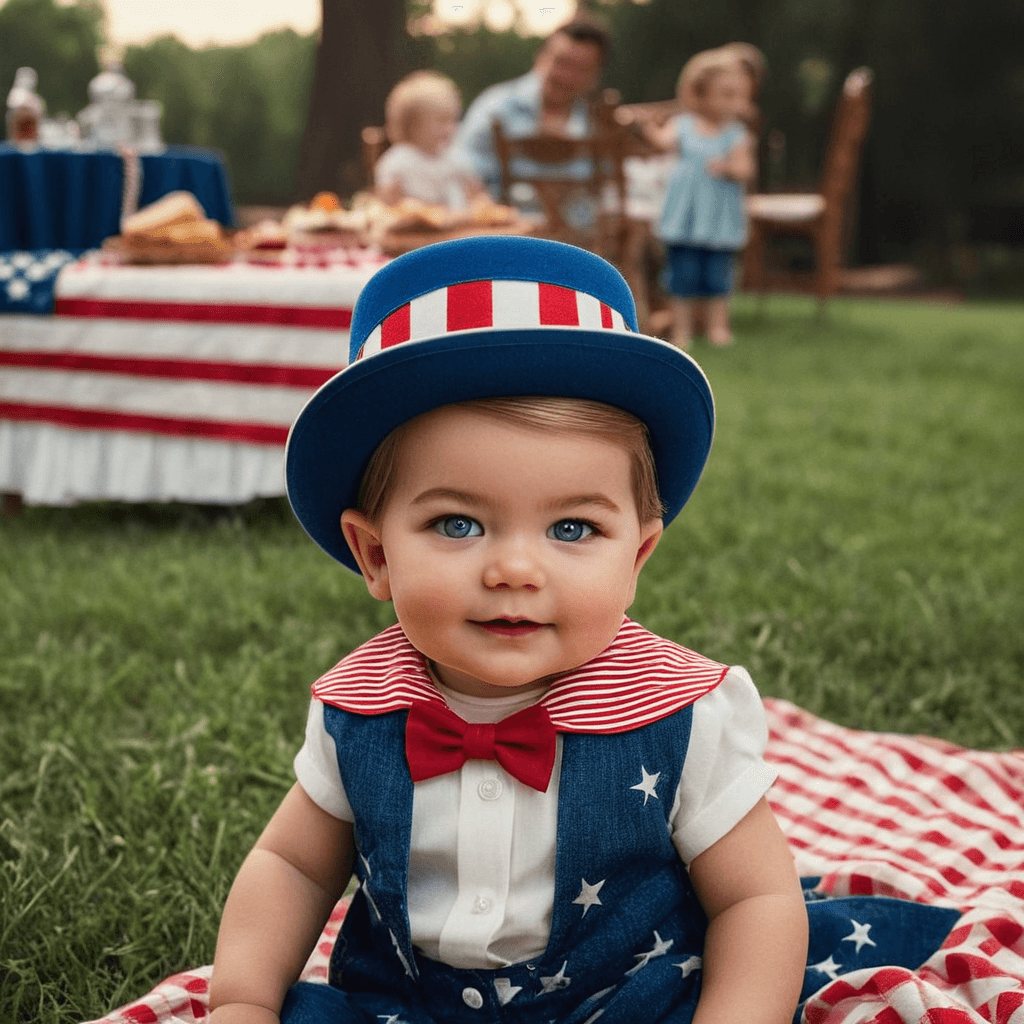 Cover Image for Independence Day Baby Photos: Patriotic Red, White & Blue Memories